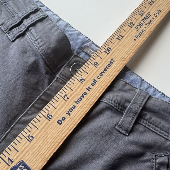 Toad & Co. Organic Cotton Straight Pants Gorpcore Hiking Outdoor Gray 8 Granola - Picture 6 of 8